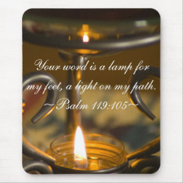 賛美歌の119:105のマウスパッド マウスパッド