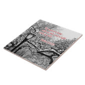 賛美歌の119:105の聖書の詩のカスタムなキリスト教のギフト タイル (側面)