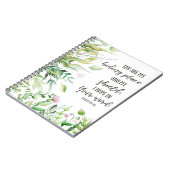 賛美歌の119:114の祈りの言葉ジャーナル、聖書の勉強のノート ノートブック (左側)