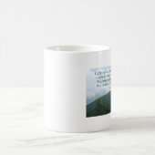 賛美歌の121:1 - 2 コーヒーマグカップ (中央)