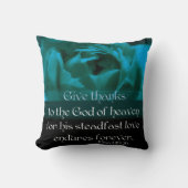 賛美歌の136:26は与えます感謝を…. クッション (正面)