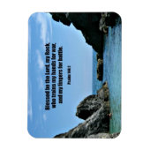 賛美歌の144:1 Blessed主の私の石…です マグネット (縦)