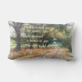 賛美歌の16:11のあなたは示します私を道しおれます ランバークッション (裏面)