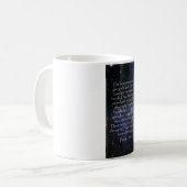 賛美歌の19:1 - 4マグ コーヒーマグカップ (正面左)