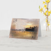 賛美歌の1:1の聖書の詩の感動的なギフトセット カード (黄色い花)