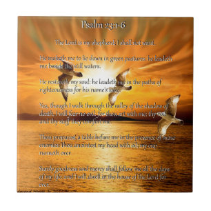 賛美歌の23:1 - 6主Is My Shepard タイル