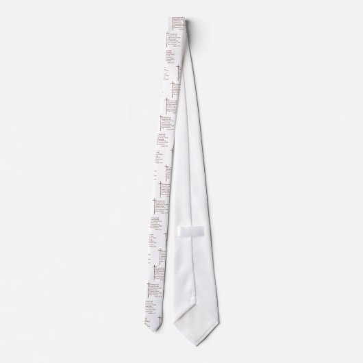 賛美歌の23:4 ネクタイ (裏面)