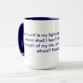 賛美歌の27:1の信号器のマグ マグカップ (正面左)