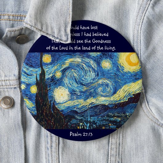 賛美歌の27:13 缶バッジ (インサイチュ)