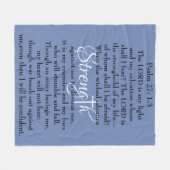 賛美歌の27:1 - 3毛布 フリースブランケット (正面(横))