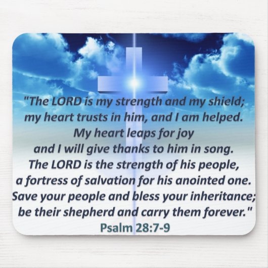 賛美歌の28:7 - 9 マウスパッド (正面)
