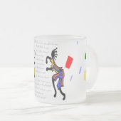 賛美歌の30:10 - 12 フロストグラスマグカップ (正面右)