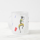 賛美歌の30:10 - 12 フロストグラスマグカップ (正面左)