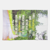 賛美歌の32:8の台所タオル キッチンタオル (横)