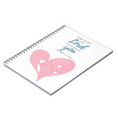 賛美歌の37:4の聖なる書物、経典ジャーナル ノートブック (左側)