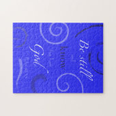 賛美歌の46:10はあなた自身の色を選びます! カスタマイズ可能 ジグソーパズル (横)