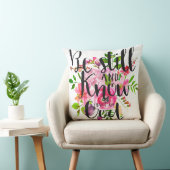 賛美歌の46:10はまだあり、知っています クッション (椅子)