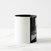 賛美歌の46:10 -冬場面 ツートーンマグカップ (中央)