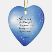 賛美歌の91:11 セラミックオーナメント (左)