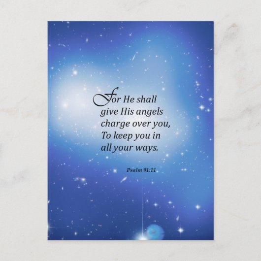 賛美歌の91:11 ポストカード (正面)