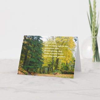 賛美歌の95:2の感謝祭カード シーズンカード