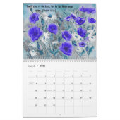 「賛美歌及び水彩画」のカレンダー カレンダー (3月 2026)