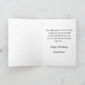 賛美歌112のハッピーバースデー! カード (内部)