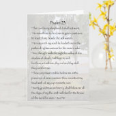 賛美歌23の哀悼カード カード (黄色い花)