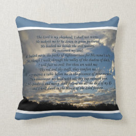 賛美歌23の美しい聖書の詩のクリスチャン クッション