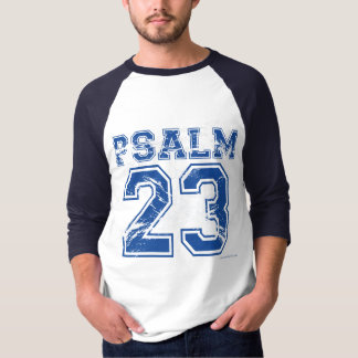 賛美歌23の青いスポーツのティー Tシャツ