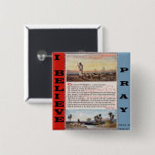 賛美歌23は、主私の羊飼いの祈りの言葉ボタンです 缶バッジ (正面&裏面)