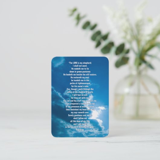 賛美歌23 -クリスチャン 名刺 (スタンド正面)