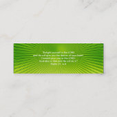 賛美歌37; 4-5 -クリスチャン スキニー名刺 (裏面)