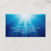 賛美歌37; 4-5 -クリスチャン 名刺 (裏面)