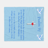 賛美歌91 フリースブランケット (正面(横))