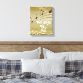 賛美歌:それから私の魂の引用文を歌う キャンバスプリント (インサイチュ (寝室))