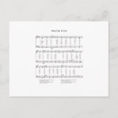 賛美歌 – アメージンググレース ポストカード (正面)