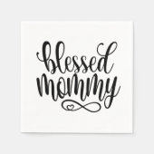賛美母の日引用文 | 紙ナプキン スタンダードカクテルナプキン (正面)