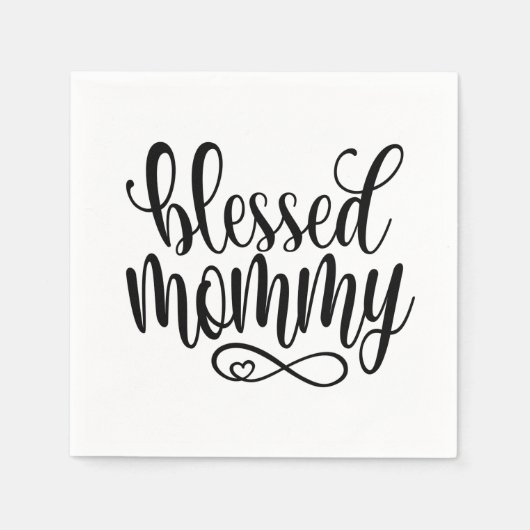 賛美母の日引用文 | 紙ナプキン スタンダードカクテルナプキン (正面)