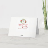 賛美母はベビーイエスを抱く サンキューカード (裏面)