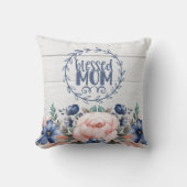 賛美母バ素朴ンウッドフローラ母の日 クッション (正面)