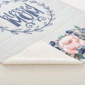 賛美母バ素朴ンウッドフローラ母の日 シェルパブランケット (3/4)