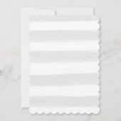 賛美生まれたばかりのPhoto Scriptグレーストライプ 案内状 (裏面)