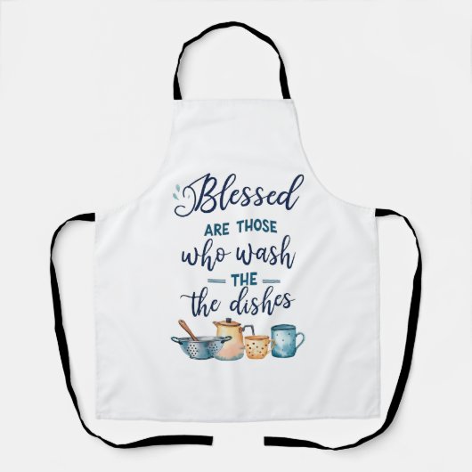 賛美皿を洗う エプロン (正面)