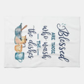 賛美皿を洗う キッチンタオル (横)