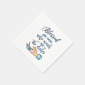 賛美皿を洗う スタンダードカクテルナプキン (角)