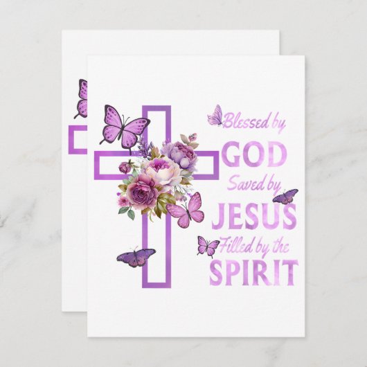 賛美神に救ごフローラ エンクロージャーカード (正面/裏面)