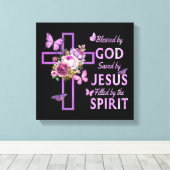 賛美神に救ごフローラ キャンバスプリント (インサイチュ (ウッドフロア))