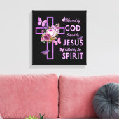 賛美神に救ごフローラ キャンバスプリント (インサイチュ (リビング))