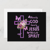 賛美神に救ごフローラ シーズンポストカード (正面/裏面)